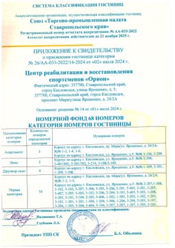 Свидетельство о присвоении категории №2